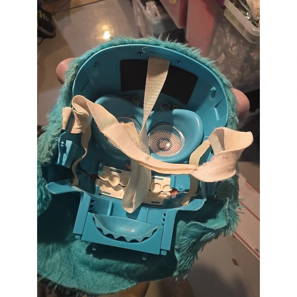 Disney Monsters Inc. Sully Blue Plush Mask Costume Halloween - Picture 2 of 3